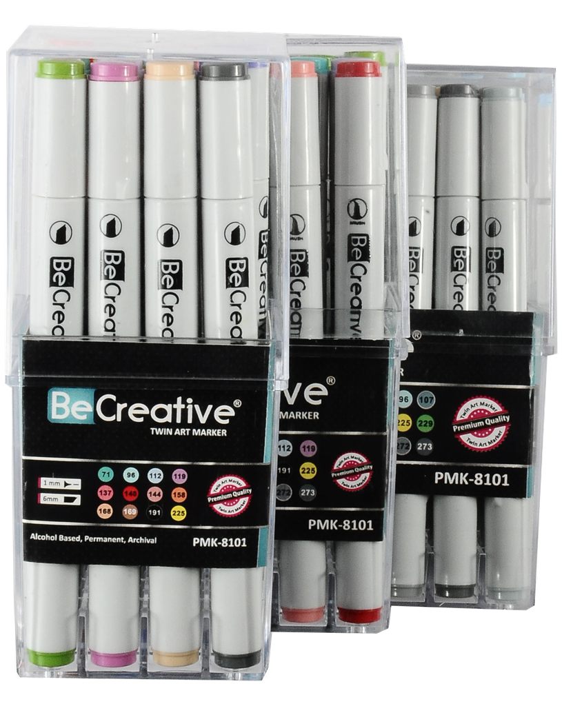 Double Ended Art MarkerAlcohol BasedAMK8101FKL Becreative