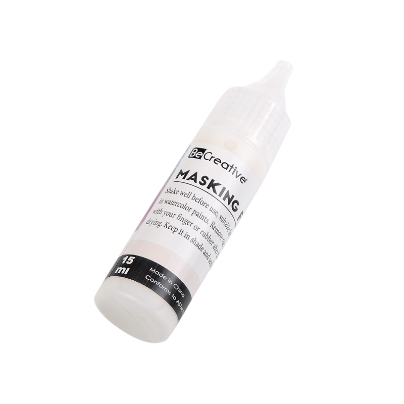 Masking Fluid15ML with plastic squeeze bottle and fine tip Becreative
