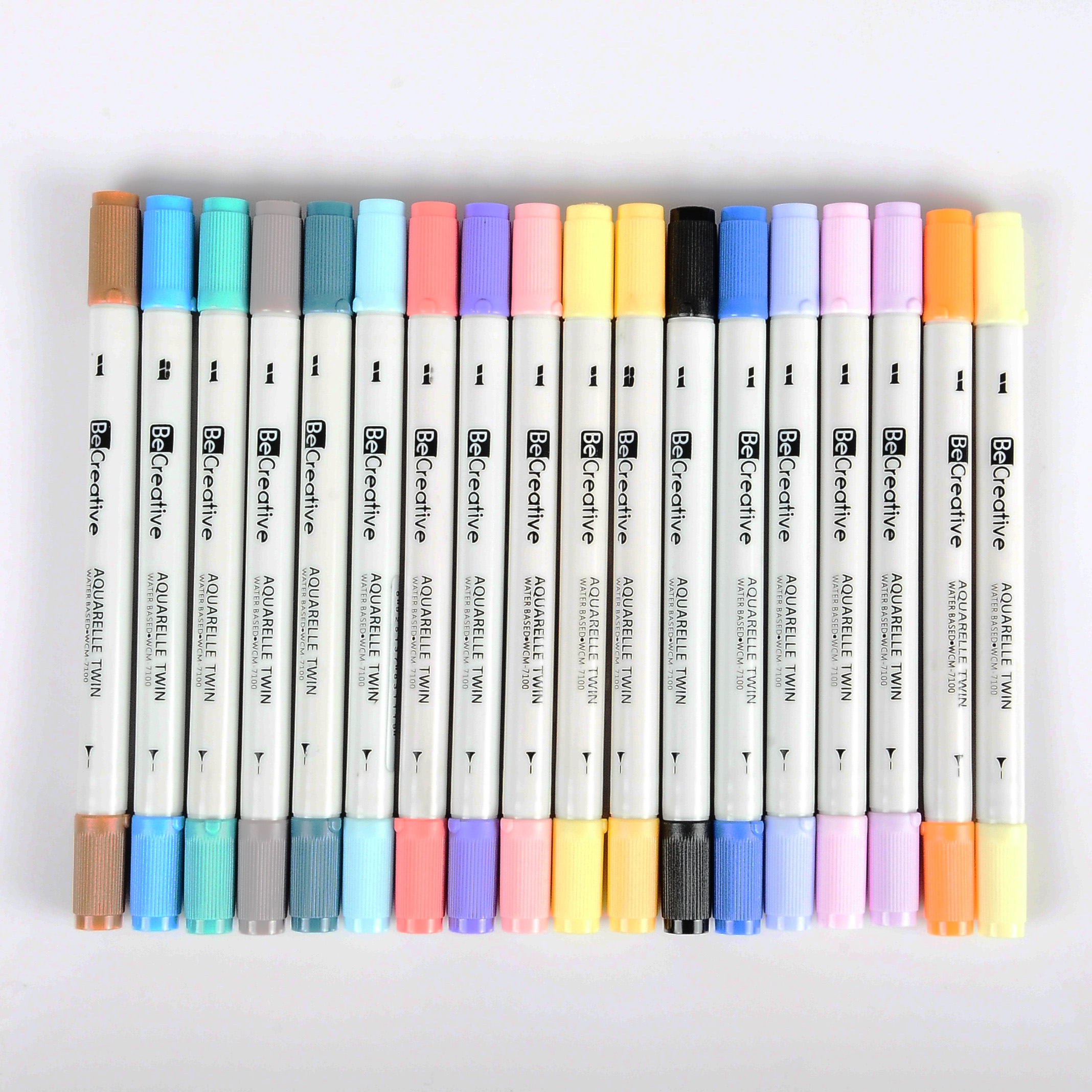 Double Ended Watercolor Marker Set80colors Becreative