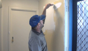 How to paint a metal door without brush marks