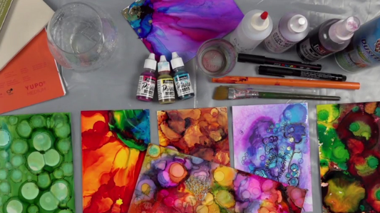 What tools can you use with alcohol ink