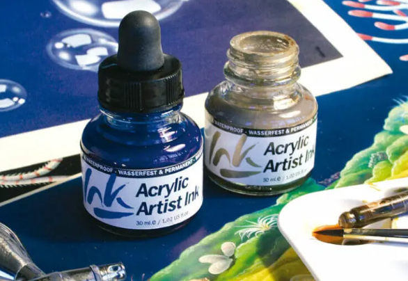 What are the benefits of acrylic ink